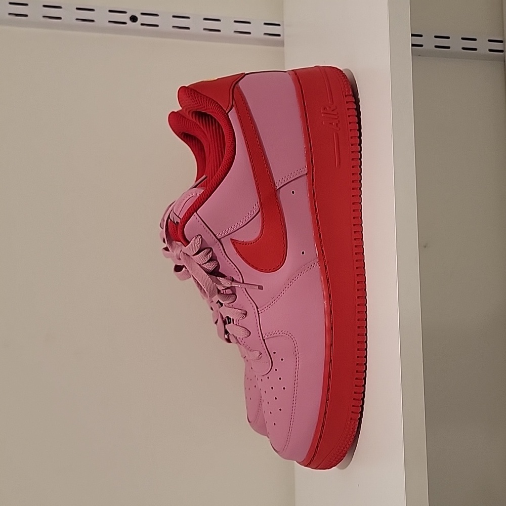Nike Air Force 1's size 12 Men red and pink